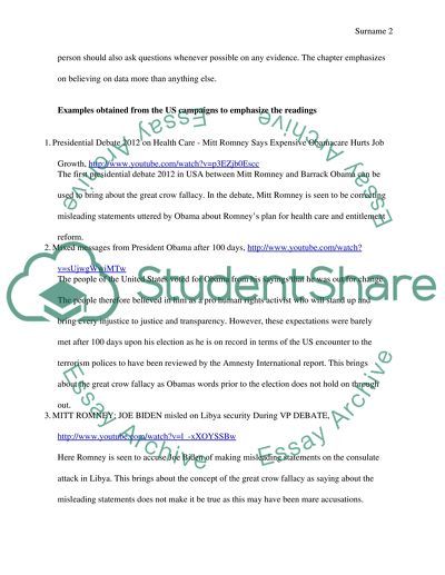 The Great Crow Fallacy