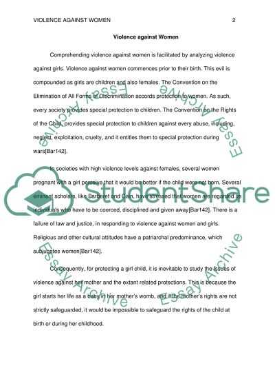 Violence again women in peace time