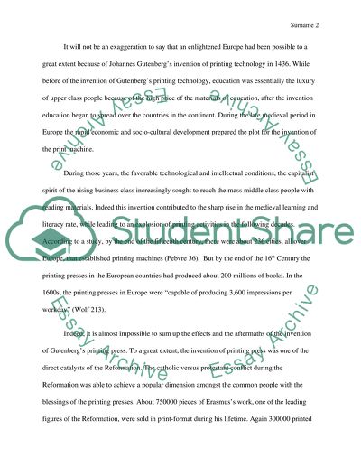 Inventions of New Technologies