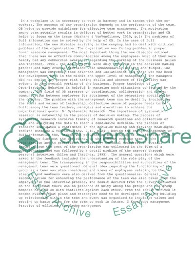 Achieving Cultural Change