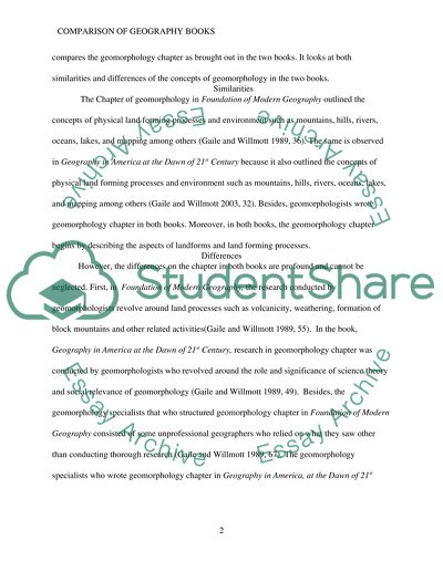 Summary of chapters between the two editions compare and contrast