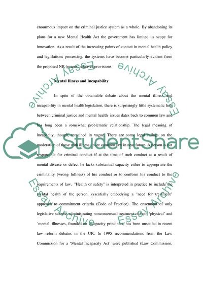 Compulsory civil admission