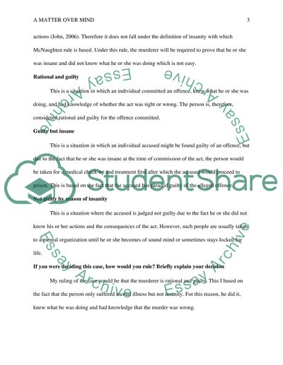 The Difference between Mental Illness and Insanity