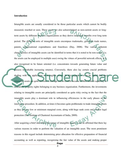 Inherent and Purchased Intangible Assets of Aberdeen Football Club