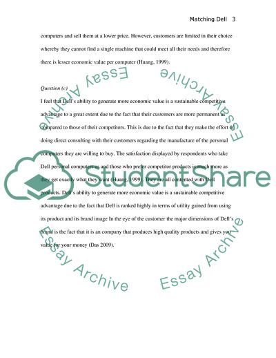 Matching Dell