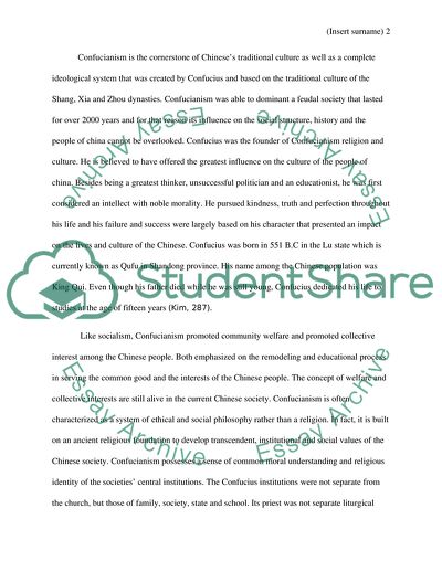 Confucianism and Taoism Dynasty