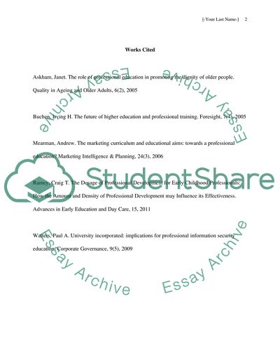 Professional Educators Making A Difference