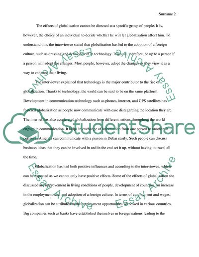 Impact of Globalization on Employment and Wages