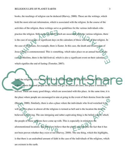 Report on the Religious Life of Planet Earth