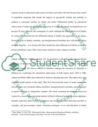 Intergenerational Transmission of Education