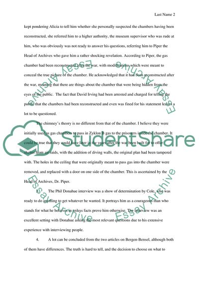 Interview with Director of Auschwitz State Museum