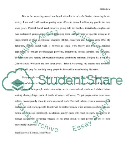 Career Way as a Clinical Social Worker