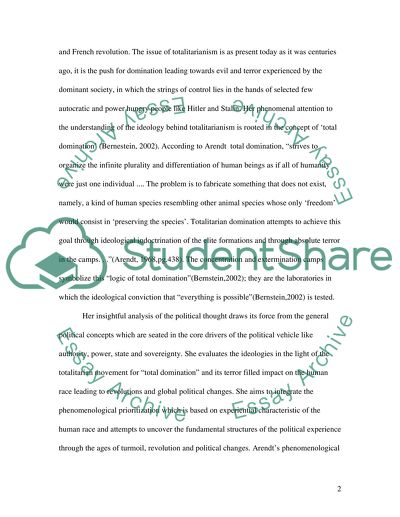 The Three Ideological Elements on Totalitarianism