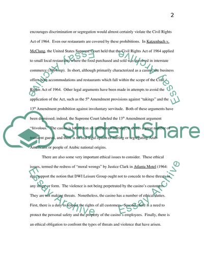 The Legal and Ethical Environment of Business Master Essay