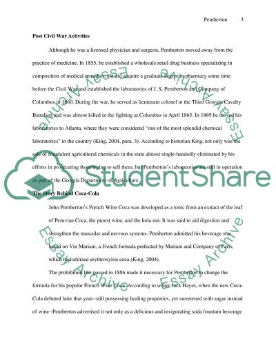 John Stith Pemberton, Respected Pharmacist