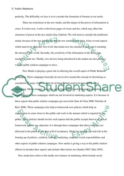 What Is the Role of New Media in Public Relations Campaign