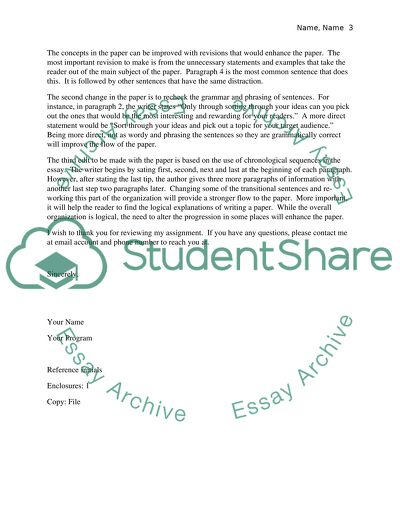 How to Write a Paper that Gives the Authors Own Argument