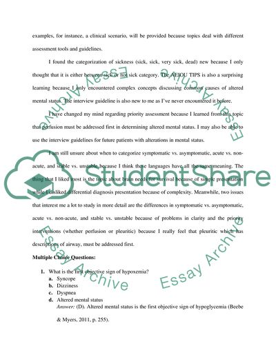 The Altered Mental Status Patient