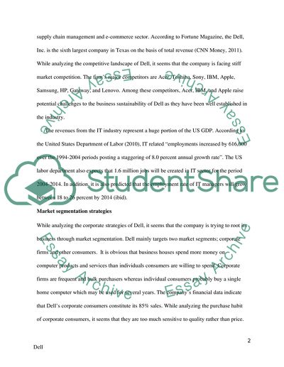 Business and Institutional Marketing