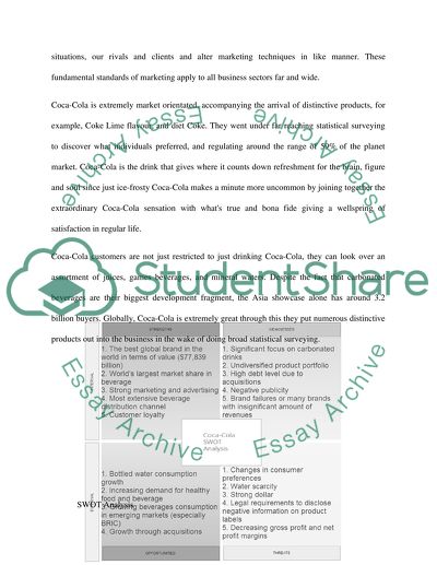 Marketing in the Public Sector: Coca-Cola