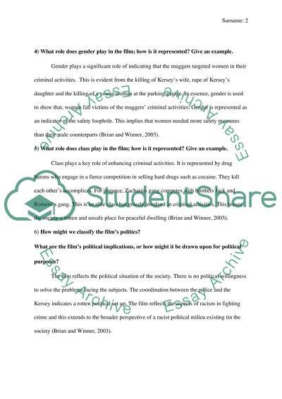 Review of the Movie Death Wish by Michael Winner