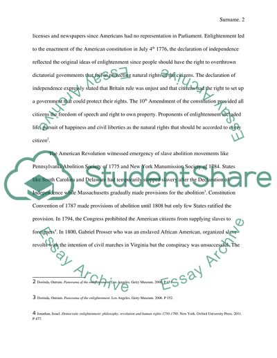 18th Century of Enlightenment & Revolution