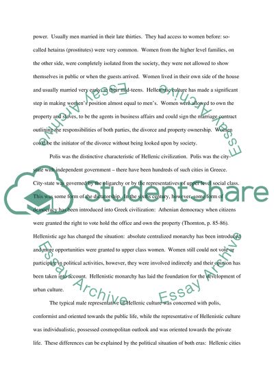 Hellenic and Hellenistic