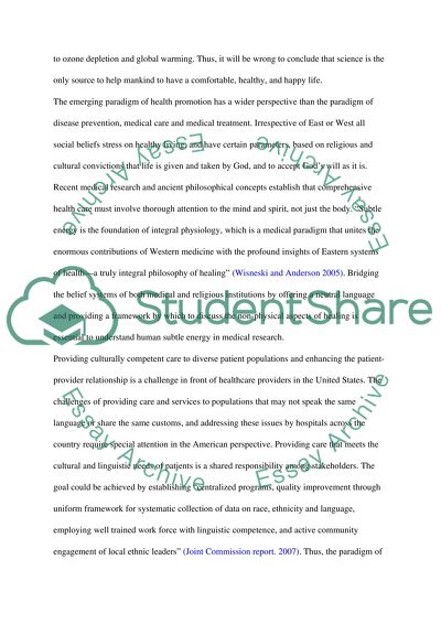 Western Scientific Paradigm