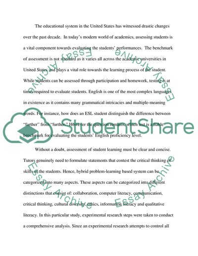 The Key Theory Usage of Rubric That Is the Focal Point in the Hybrid-problem Based Learning System