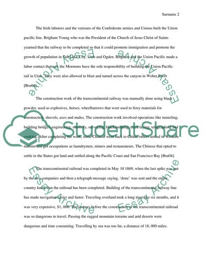 The Obstacles and Hardships While Building the Transcontinental Railroad