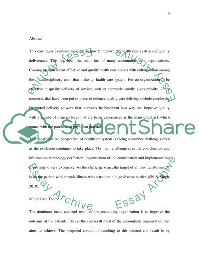 How to Improve the Health Care System and Quality Deliverance