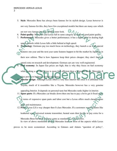 Which country builds best cars, Germany or Japan (Mercedes vs Lexus)