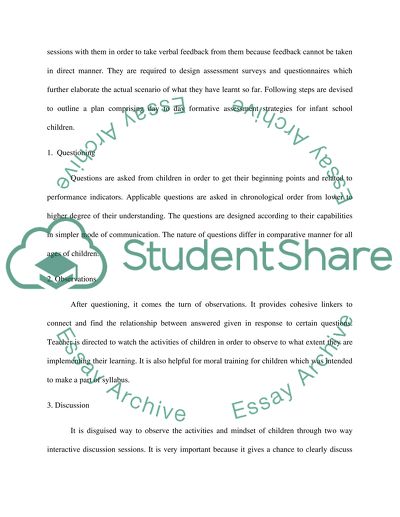 Classroom Assessment and Assessment Techniques