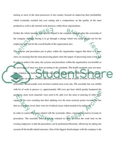 Case Assignment (Business Ethics)