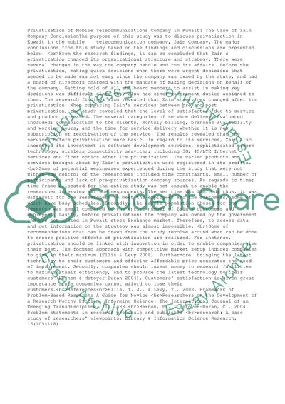 Privatization of zain company in kuwait