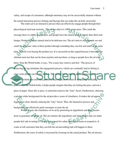 Lickable Marketing: The Welch Grape Juice Print Advertisement