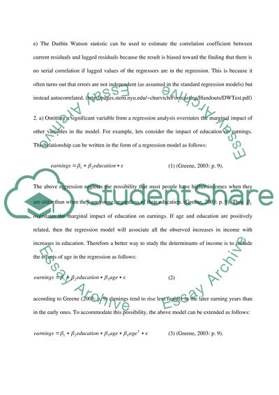 Theoretical Econometric Analysis