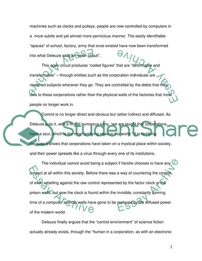 Postscript on the Societies of Control