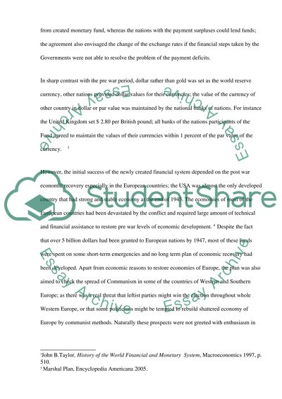 International Economic History since 1870