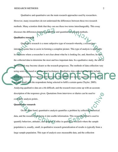 Difference Between Qualitative and Quantitative Approaches