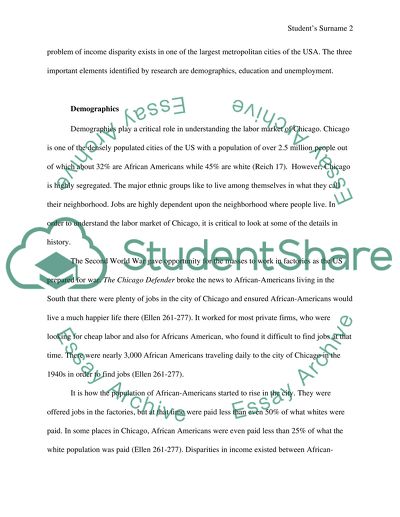Effects of Segregation on Labor Market Inequality