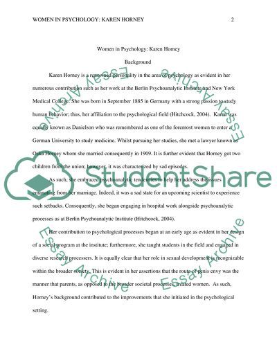 Women in Psychology: Karen Horney