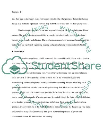 Scientific Method and Primate Observation