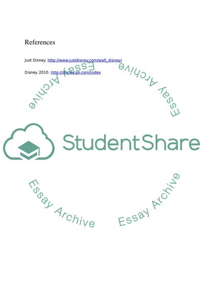 Walt Disney or Life of Magician