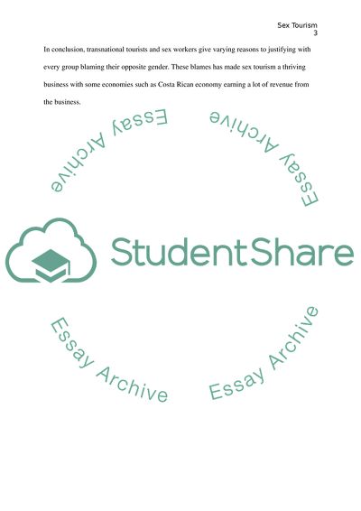 Imagining Others: Sex, Race, and Power in Transnational Sex Tourism