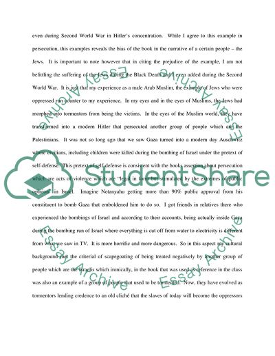 Section Stereotypes of Persecution in the Book Entitled the Scapegoat