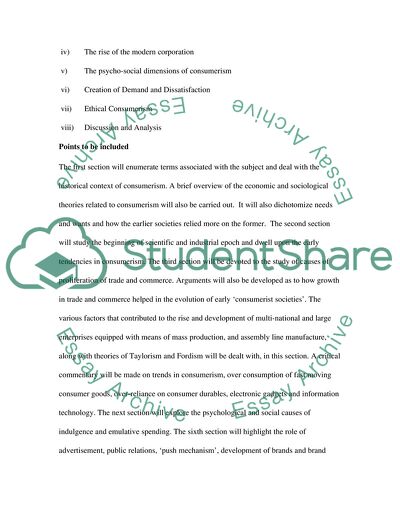 The Rise of Consumerism