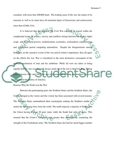 The Civil War in America