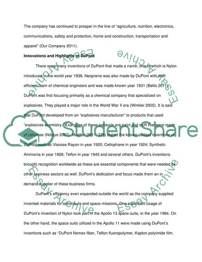 How DuPont Company Changed peoples life in Delaware