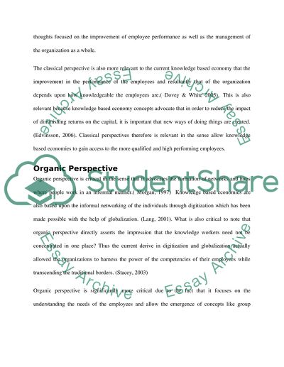 World of Global and Knowledge Economies